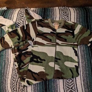 Little Boys Camo Onies